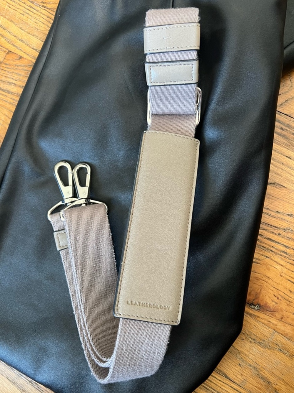 Leatherology Taupe Adjustable Purse Bag Shoulder Strap